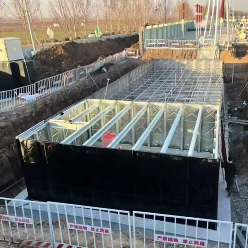 Underground fire water tank