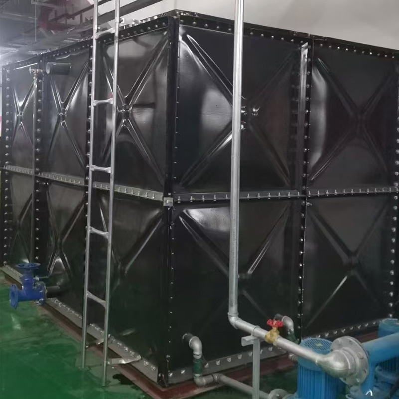 Prefabricated enamel water tank