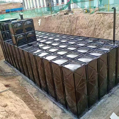 Tanque de agua subterráneo contra incendios