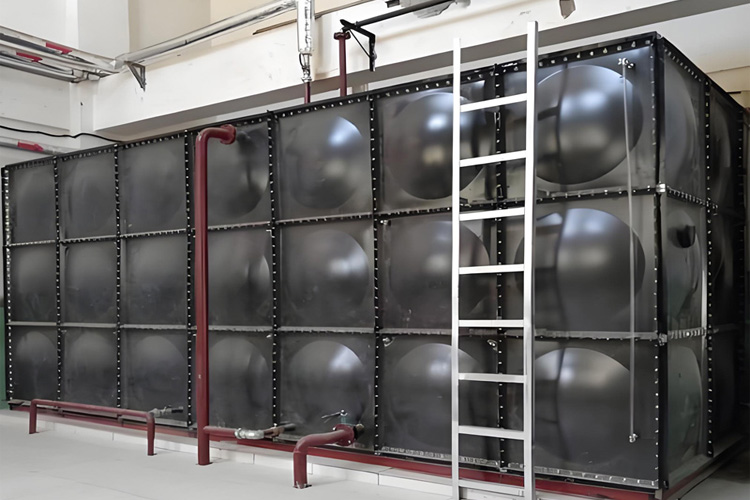 Enamel steel plate water tank