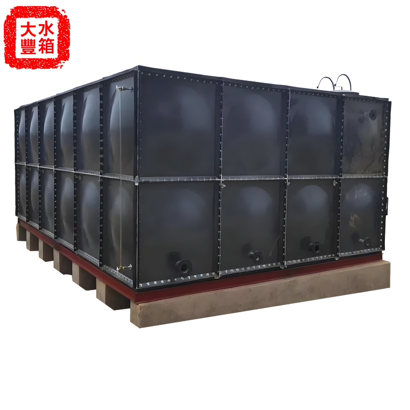 Enamel steel plate water tank