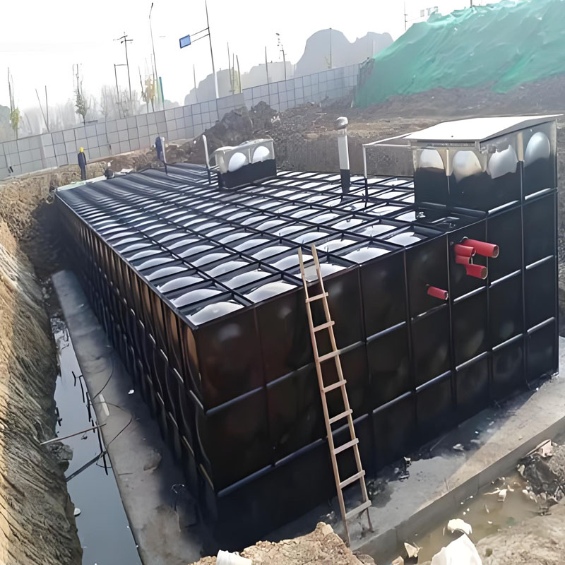 Bomba de caja subterránea con tanque de agua integrado