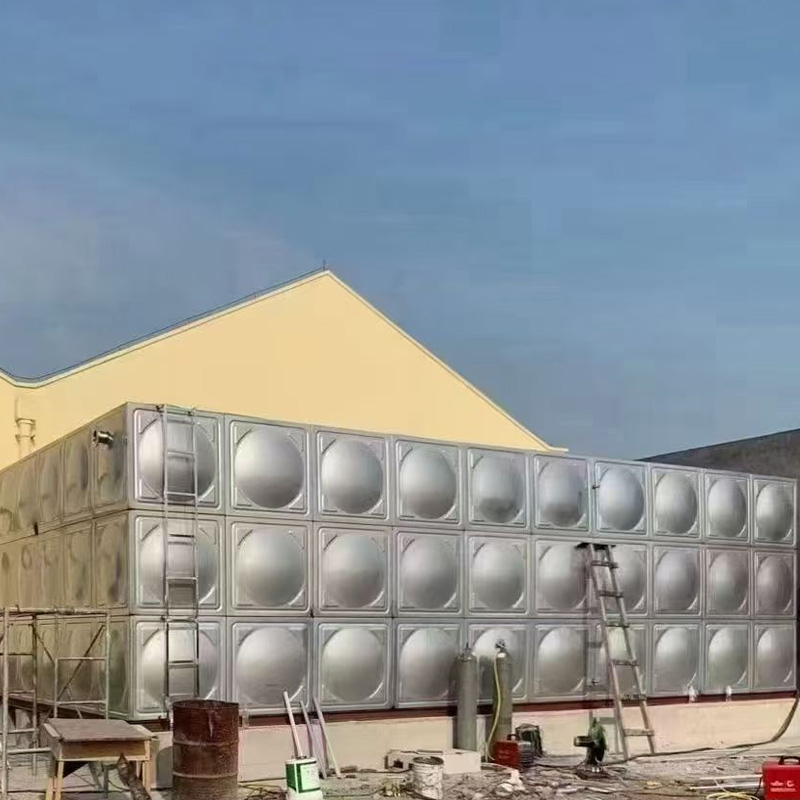 Prefabricated stainless steel water tank