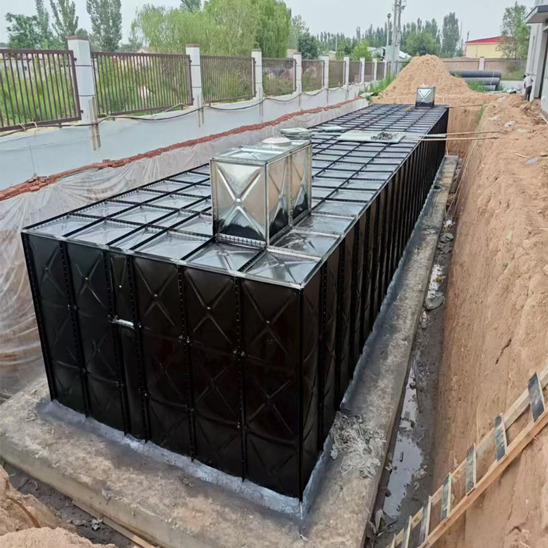 Underground anti floating water tank