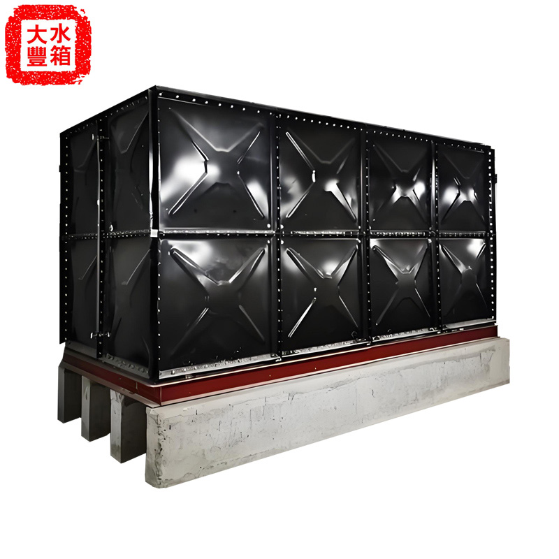 Enamel steel plate water tank