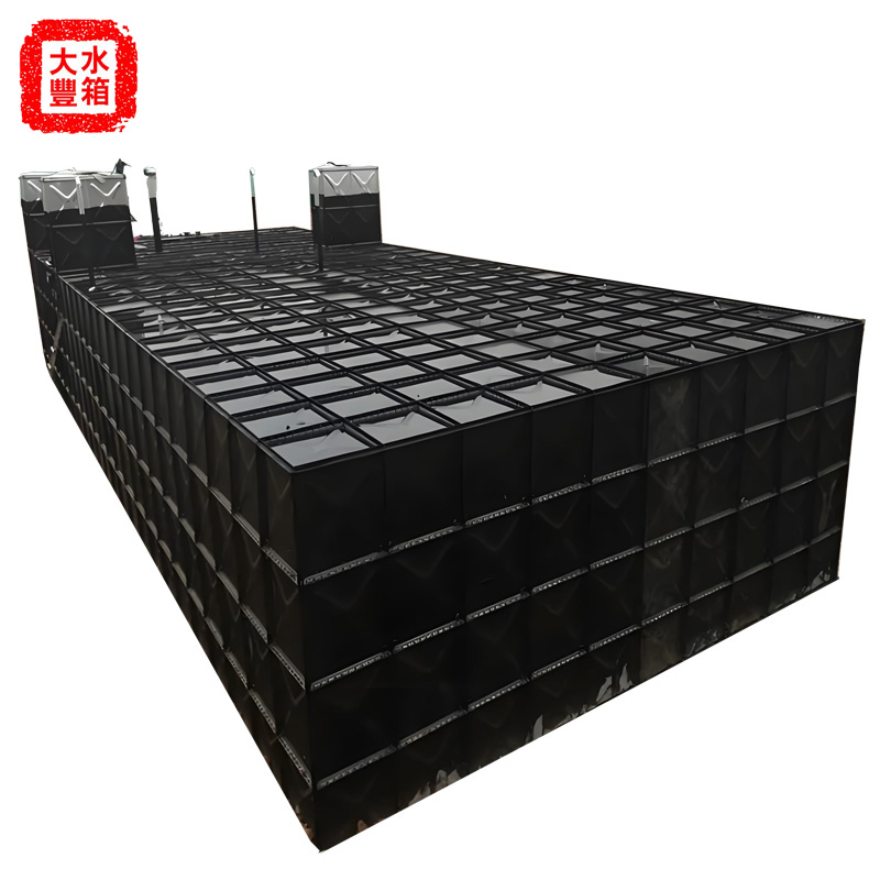 Anti floating buried water tank