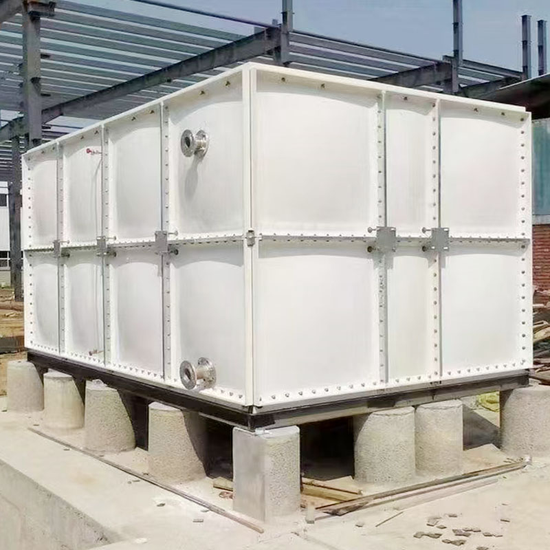 Fire fiberglass water tank