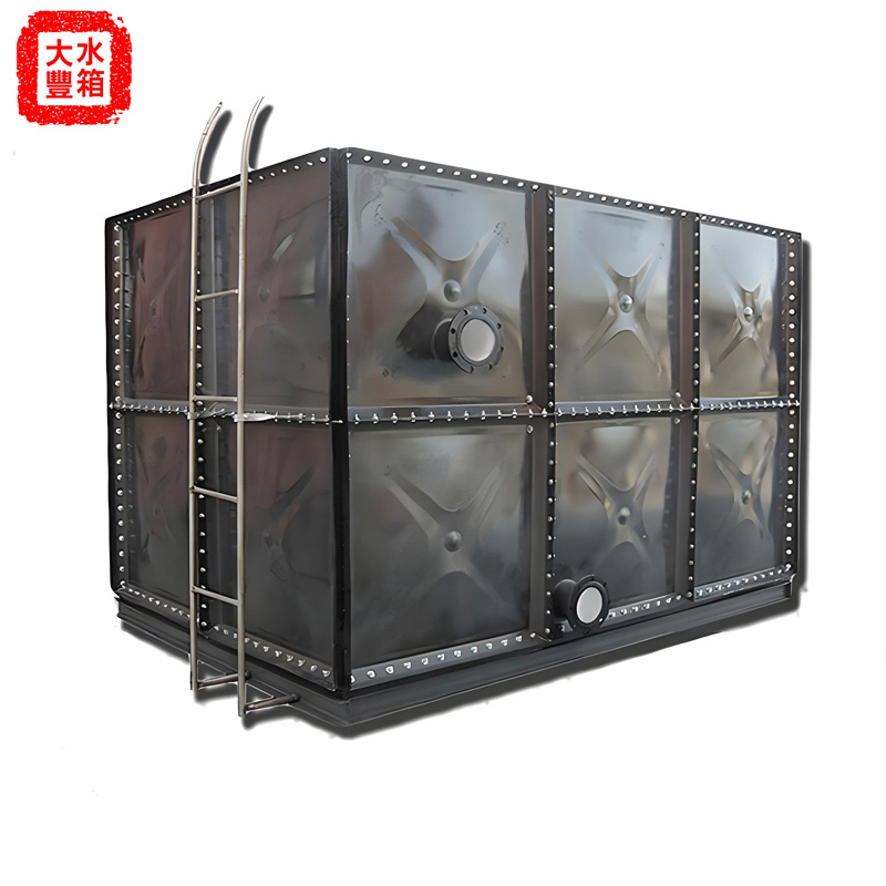 Enamel steel plate water tank