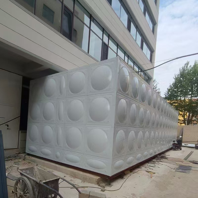 Fiberglass assembled water tank