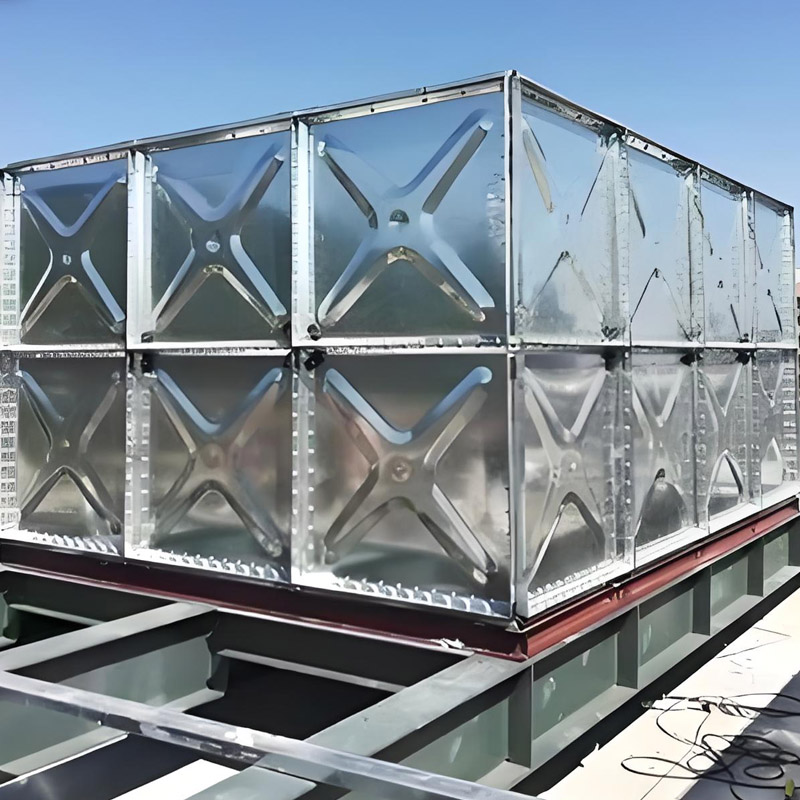 Combination galvanized water tank