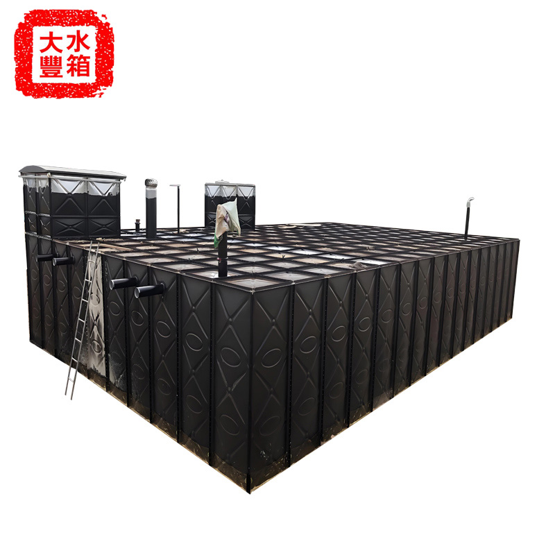 Anti floating buried water tank