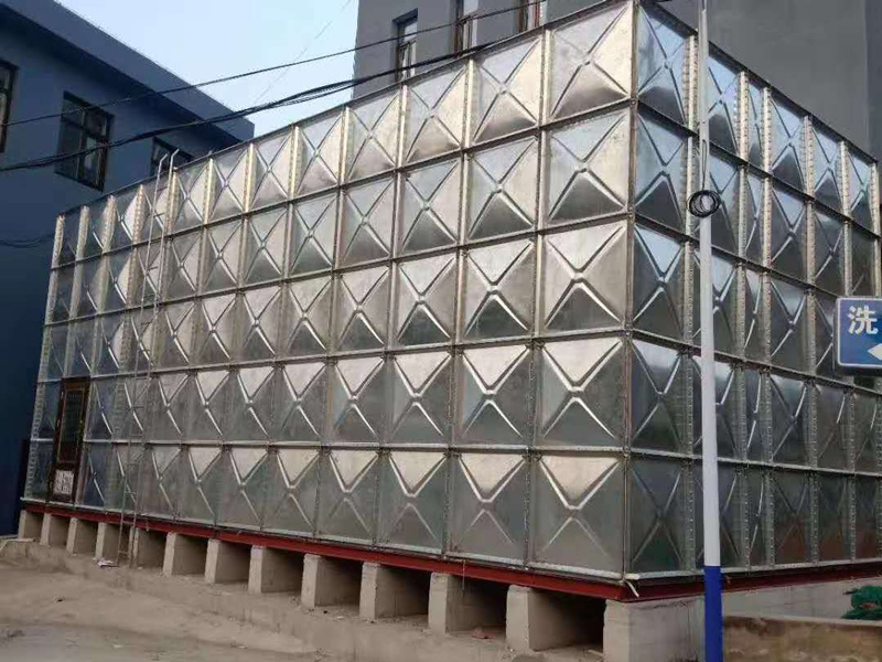 Tangki Air Pemadam Kebakaran Stainless Steel Prefabrikasi