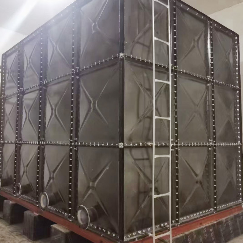 Square enamel water tank