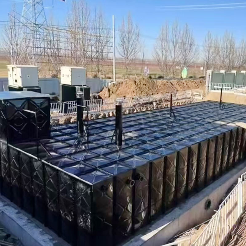 Underground fire water tank
