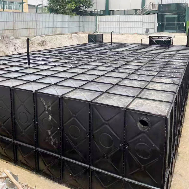 Underground fire water tank