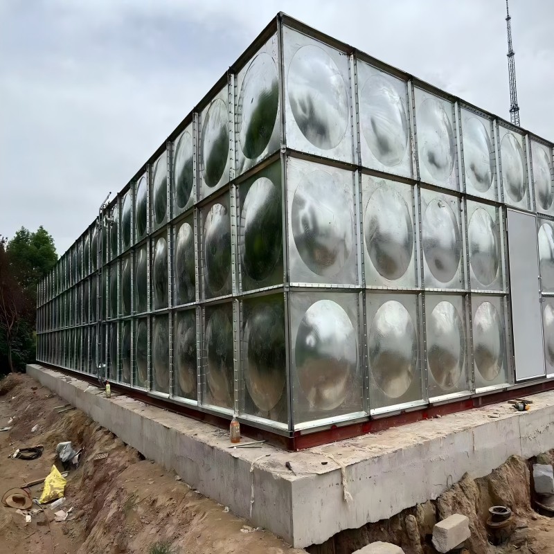 Tanque de agua chapada en zinc de inmersión caliente