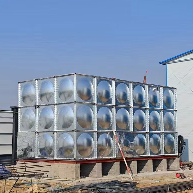 Tanque de agua soldado de acero inoxidable