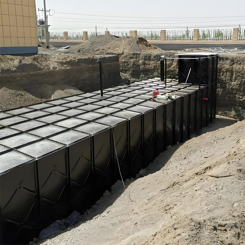 Tanque de agua enterrado antiflotante