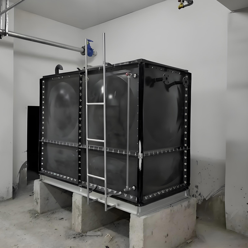 Tangki air enamel persegi