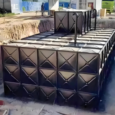 Tanque de agua integrado con bomba de caja subterránea