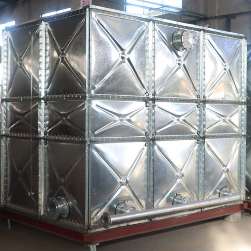 Galvanized steel plate water tank