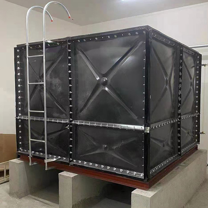 Prefabricated enamel water tank