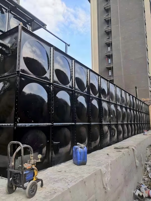 Tanques de agua modulares de acero